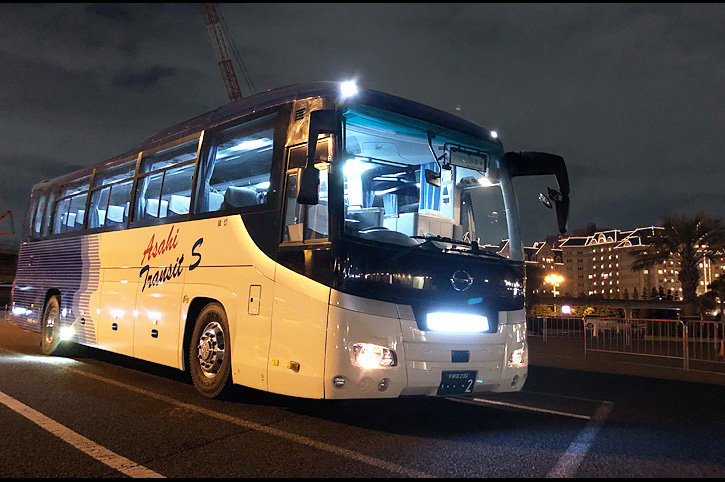 宇都宮アサヒタクシーの観光バス